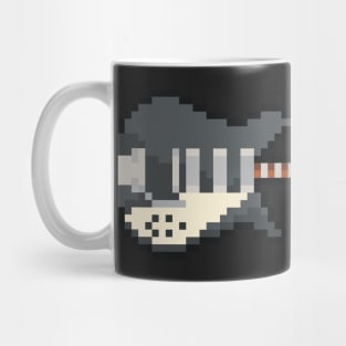 Pixel Black 325 Capri Guitar Mug